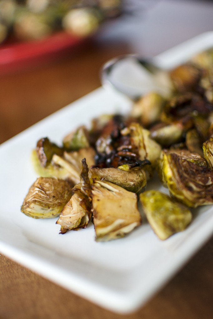 Oven Roasted Brussels Sprouts 