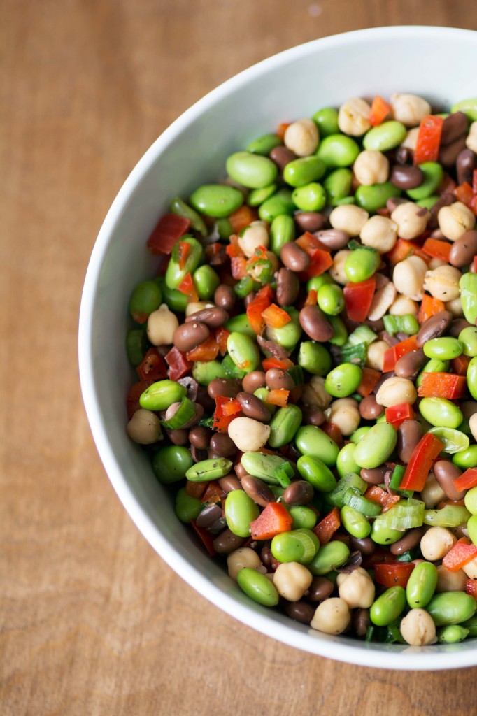 3 Bean Salad with Edamame from Stirlist.com