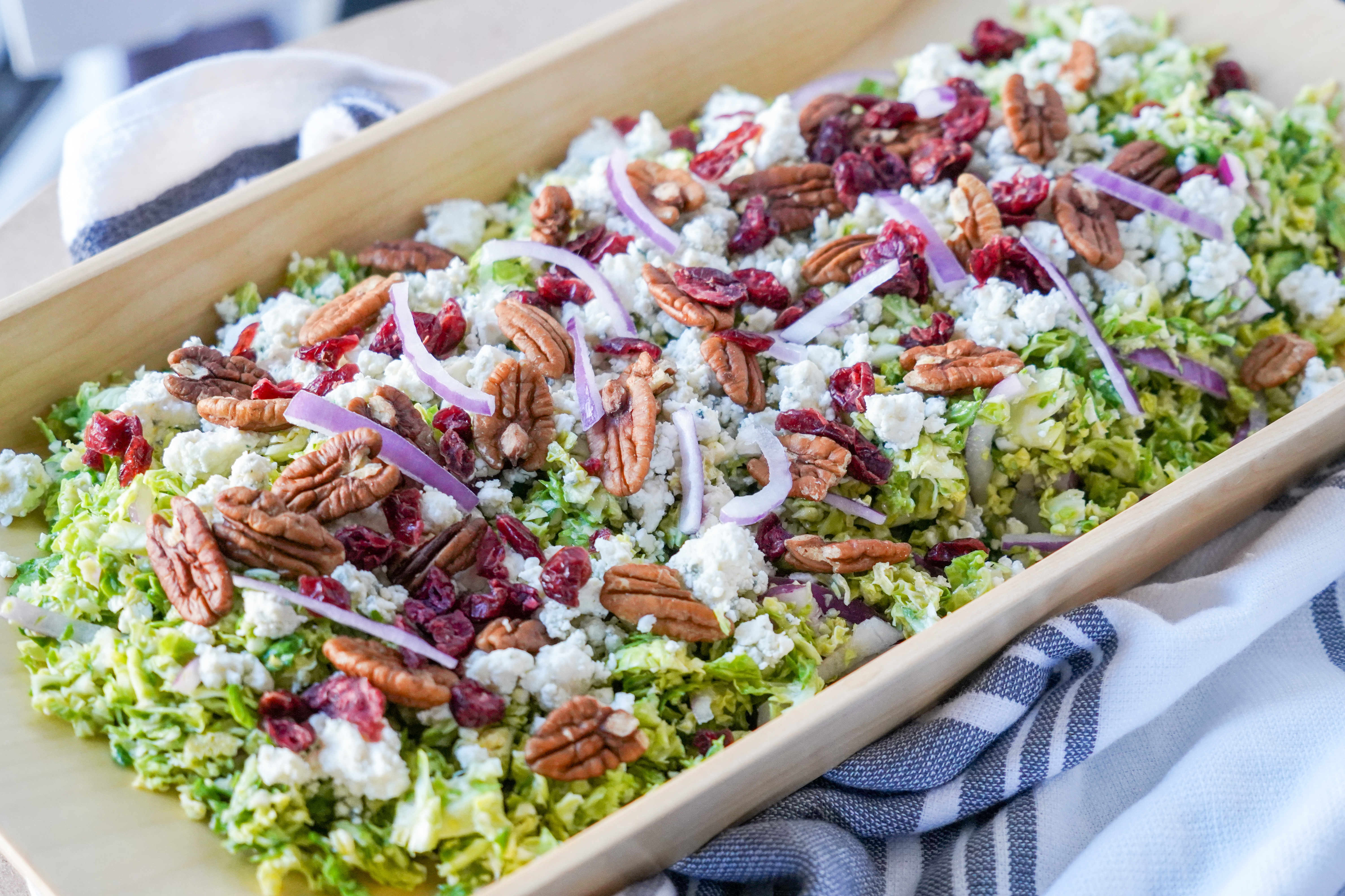 Thanksgiving Brussels Sprout Salad