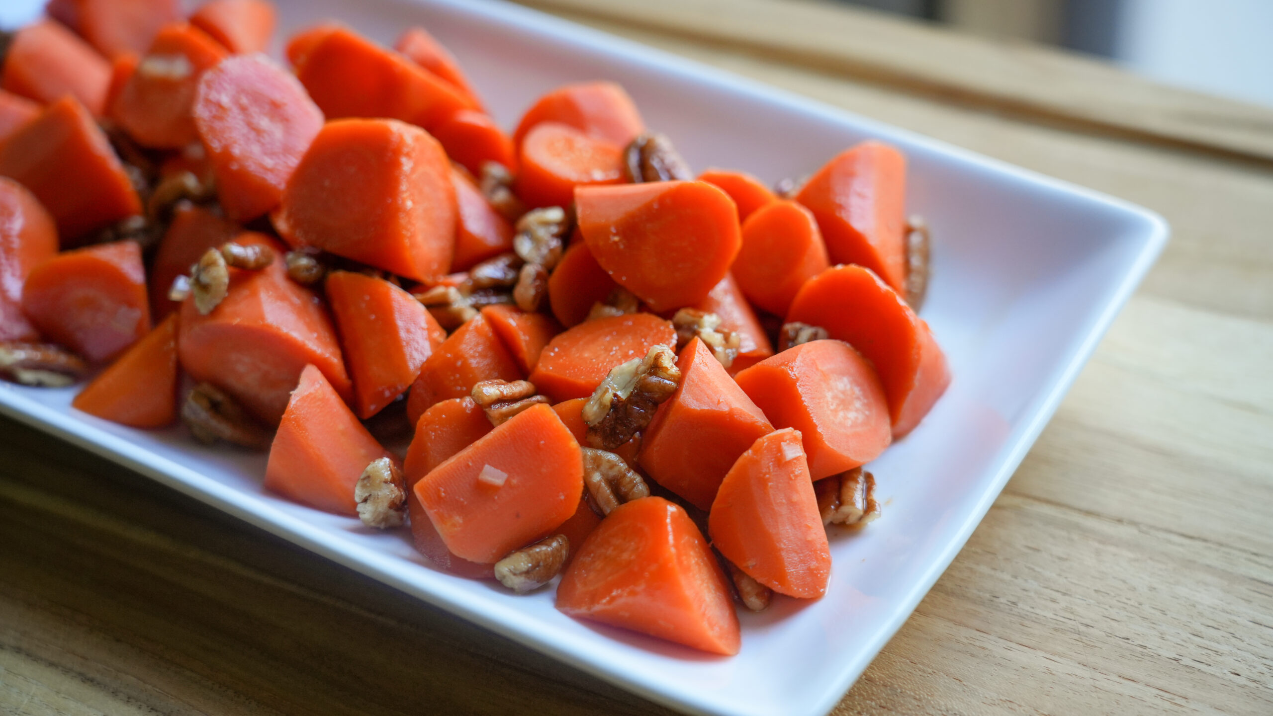 Pecan Honey Glazed Carrots