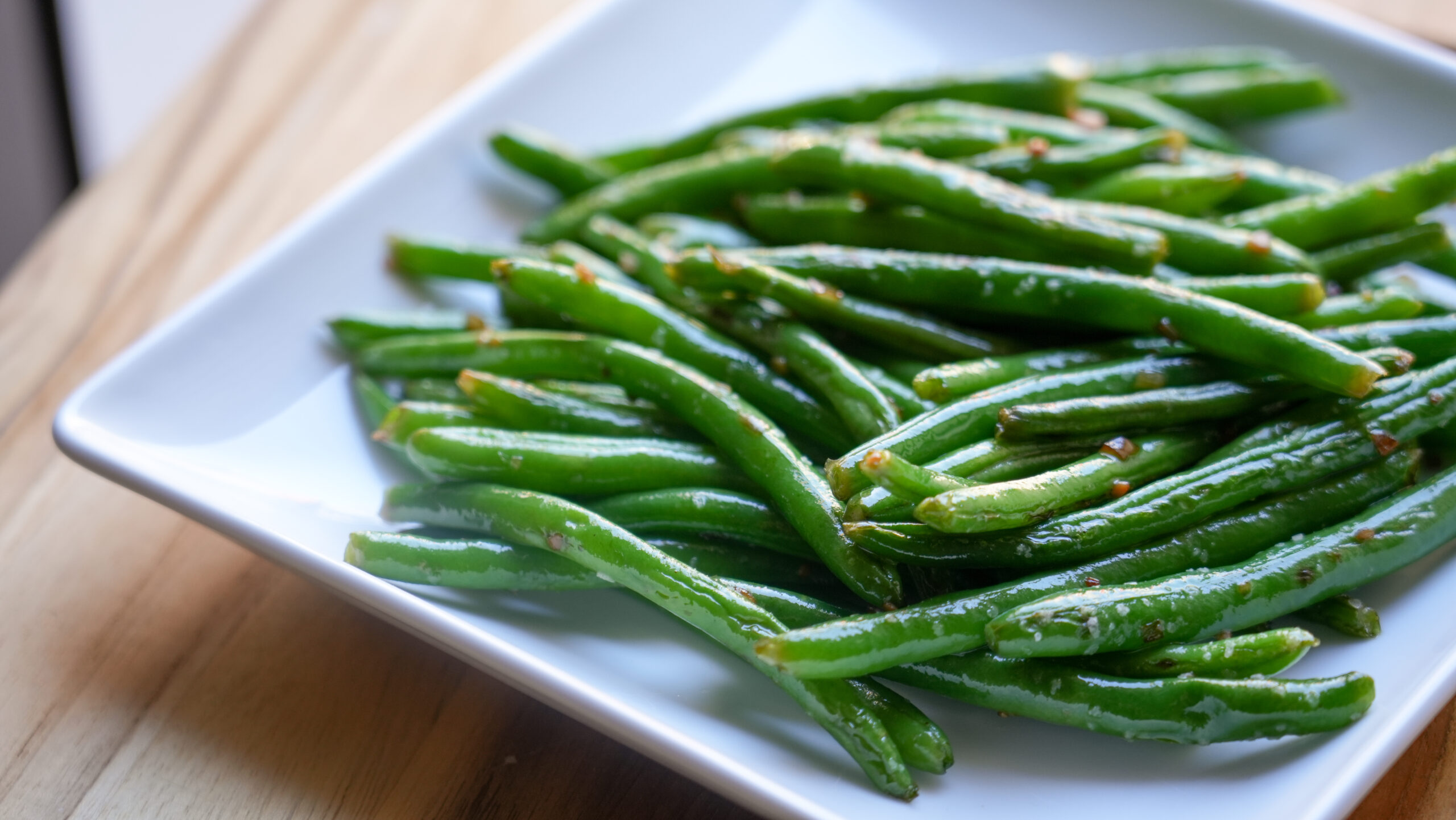 Sautéed Green Beans with lemon, garlic and shallots